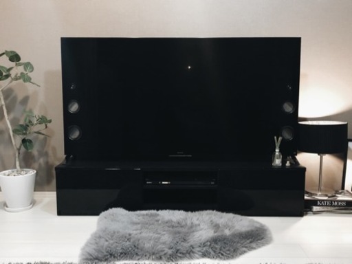 木製AVボード テレビ台 テレビボード ローボード ブラック インテリア 家具