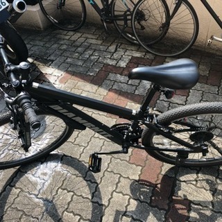 マウンテンバイク黒 6段ギア