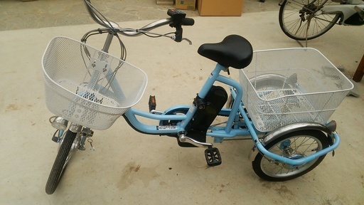 アシスト三輪自転車　ジャンク　値下げしました
