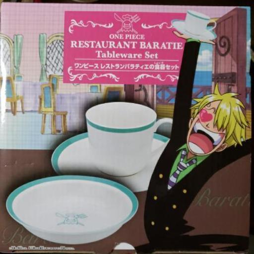 One Pieceバラティエ食器セットa B 青い三日月 西阿知の食器 コップ グラス の中古あげます 譲ります ジモティーで不用品の処分