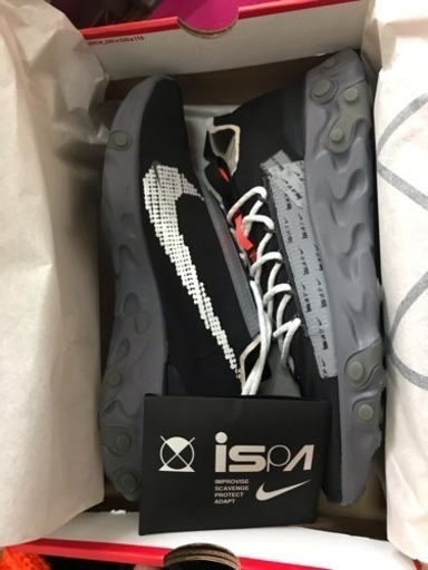 NIKE ランニングシューズ リアクト ISPA イギリス 抽選当選品