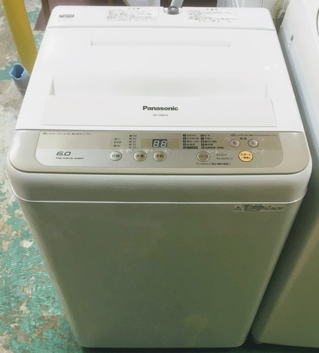 【送料無料・設置無料サービス有り】洗濯機 2017年製 Panasonic NA-F60B10 中古