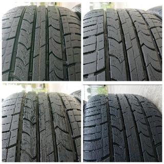 ［美品］205/40R17　84H シエンタ　170系　アルミタイヤ4本セット　５穴-100　バリ山　185/60R15 195/50R16 適合　