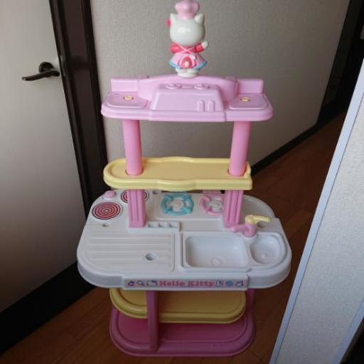 キティちゃん キッチン ままごと セット ふくこ 倉敷の家具の中古あげます 譲ります ジモティーで不用品の処分