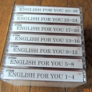 ☆カセット・英会話・ENGLISH FOR YOU・7巻￥100...