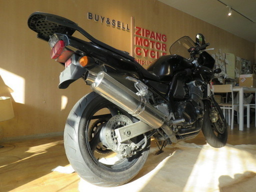 YAMAHA FZ400 4YR ヤマハ 400cc 55705km ネイキッド ブラック エンジン実動! 1997年式 バイク 札幌発