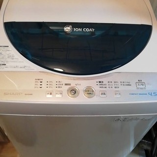 SHARP 全自動洗濯機 2011年製 ナント！洗濯機ラック＋TV付き ...