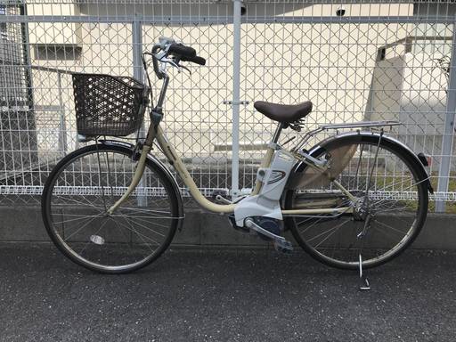 Panasonic Lithium vivi EX パナソニック リチウム ビビ EX ２６インチ (ミルクティー) 電動アシスト自転車 中古車