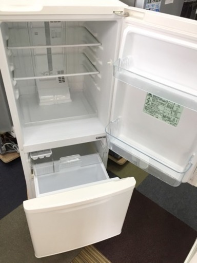 【美品】 大田区送料無料 パナソニック 冷凍冷蔵庫 2ドア 138L 2014年製 NR-B146W-W