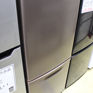 J006)【美品】パナソニック Panasonic 2ドア 冷凍冷蔵庫 NR-B14AW-T
