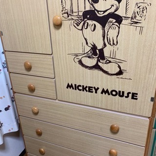 ミッキーマウス仕様 KIDS 収納家具
