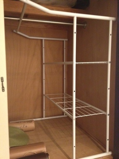 ニトリ 押入れ用メタルラック Teru 横浜の収納家具 押入れ収納 の中古あげます 譲ります ジモティーで不用品の処分