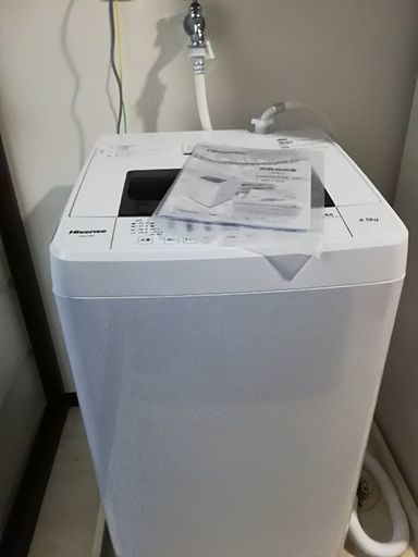 2018年度製　洗濯機　Hisense 4.5kg