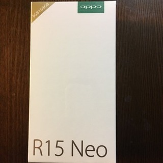 OPPO R15 Neo ダイヤモンドブルー(新品未開封)
