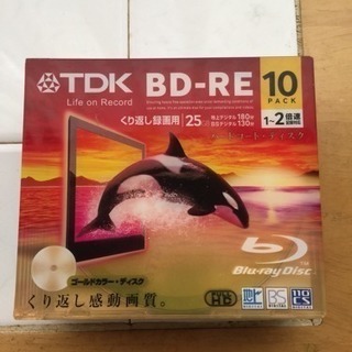 TDK BD-RE Blu-ray disk 新品 未使用