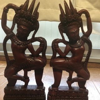 木彫りの置物（カンボジア土産）