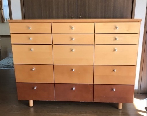 引き出しがたくさんあるチェスト ぶぅ 可児の収納家具の中古あげます 譲ります ジモティーで不用品の処分