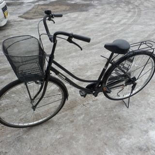 PayPay対応 27インチ自転車/シティサイクル かご/鍵機能付き GC6I05515 通勤/通学/サイクリング 札幌市西区西野 PayPay対応 27インチ自転車/シティサイクル かご/鍵機能付き GC6I05515