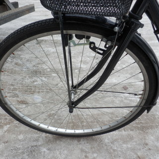 PayPay対応 27インチ自転車/シティサイクル かご/鍵機能付き GC6I05515