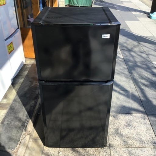 ブランドのギフト ハイアール 2015年製 #2188 冷凍冷蔵庫 JR－N106K ブラック 冷蔵庫
