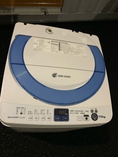 送料込 シャープ 7kg 洗濯機 ES-GE70N-A