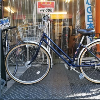 ☆整備済リサイクル自転車 27インチ オートライト 6段変速 FILA♪