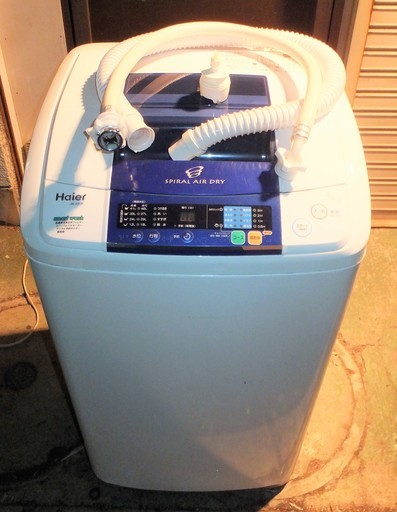 ☆ハイアール Haier JW-K50F 5.0kg 風乾燥機能搭載全自動洗濯機◆高濃度洗浄機能搭載
