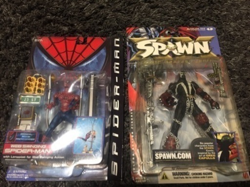 Spawn \u0026 Spider-manフィギュア