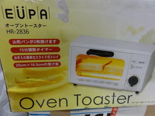 EUPA　オーブントースター　未使用品　HR-2836