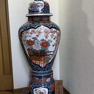 定価138000円 　最高級　有田焼　大壺　高さ約78cm　特価 Amazon.co.jp: 超大型有田焼 金龍窯 博山作 飾壺 沈降壺 高さ約
