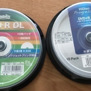 DVD+R DL  未使用メディア18枚