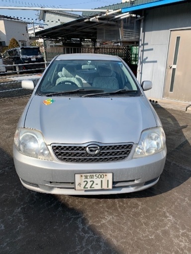 トヨタカローラ 平成13年車 車検一年付き。
