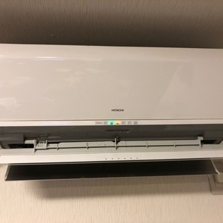 HITACHIのクーラー、リモコン少し破損、説明書有り