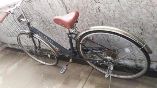 自転車27インチ緑
