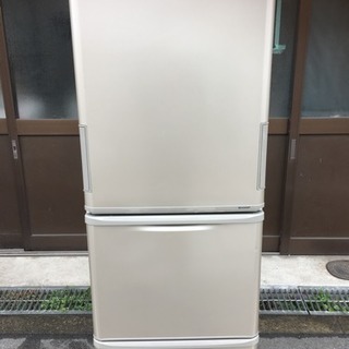 SHARP 3ドア 冷蔵庫 350L SJ-WA35A 【2014年製】