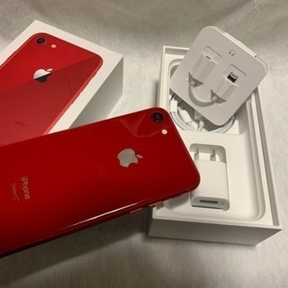 値下げしました iphone8 64gb red simフリーの画像