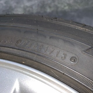 車のパーツ スイフト純正 夏タイヤ 195/55R15 ４本