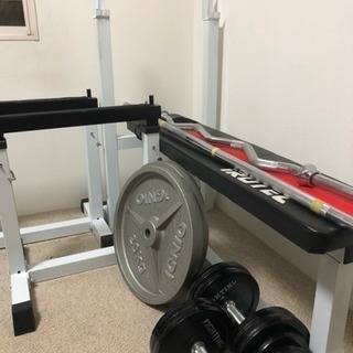 ベンチ台 セーフティバー ウエイトセット