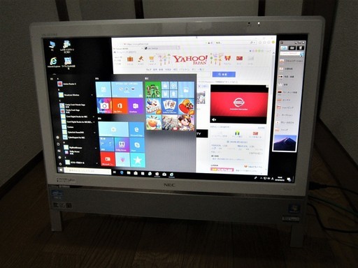 【中古動作品】☆美品NEC　VN770/E（YAMAHA スピーカー）（Corei5　2410M　4GB　1000GB　ブルーレイ　デスクトップ　一体型）