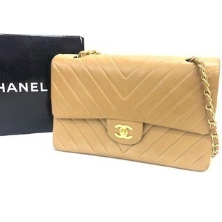 CHANEL シャネル　マトラッセ　チェーンショルダーバッグ　ベ...