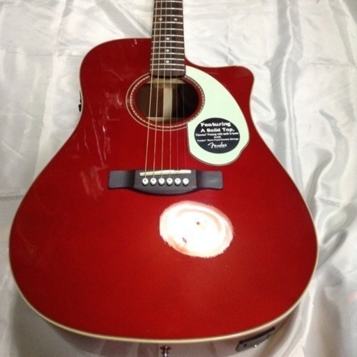 弦楽器、ギター Fender Sonoran SCE Candy Apple Red