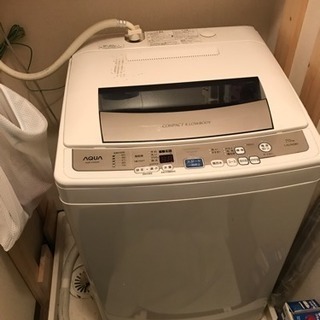 2015年式 AQUA洗濯機 難あり 交渉中です。