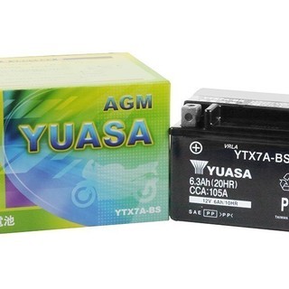 台湾ユアサ（YUASA)バッテリー 　YTX7A-BS★新品未使用