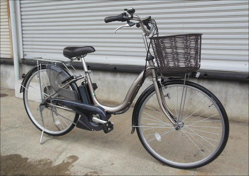 【値下げいたしました！】　★★　高年式で美車！低走行！　ヤマハ定番電動アシスト自転車【ＰＡＳ　ナチュラ】　チャイルドシート対応リアキャリア！ハンドルロック機構！　お届け可能です！　★★