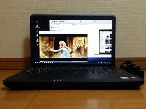 Windows10インストール済みレノボノートパソコン USBマウスプレゼント中 (15.6型 Lenovo G550 デュアルコア Office2016)