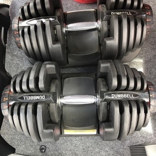 ワイルドフィット、アジャスタブルダンベル40kgセット 3/6〆切