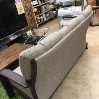 福岡 早良区 原 美品 定価20万 カリモク 3Pソファ 3人掛け