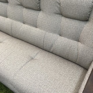 福岡 早良区 原 美品 定価20万 カリモク 3Pソファ 3人掛け