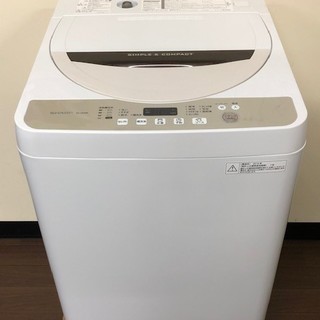 ◆分解清掃済み♪2016年製　美品洗濯機　シャープES-GE45...