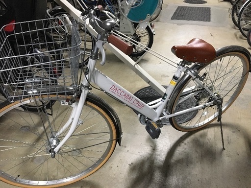 自転車27インチ 白